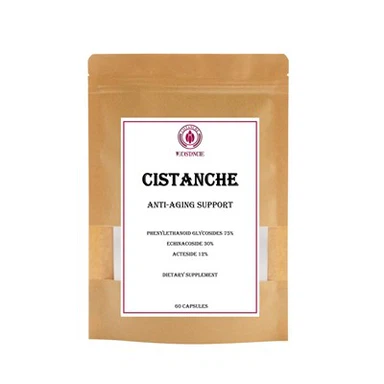 Cistanche Prehransko dopolnilo Podpora proti staranju Feniletanoidni glikozidi 75 odstotkov Ehinakozid 30 odstotkov Akteozid 12 odstotkov